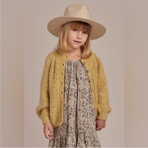 Rylee + Cru Girls Sweater in mustard yellow NWOT